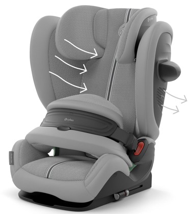 Autosedačka Cybex PALLAS G2 i-Size Stone Grey Plus 2025_16